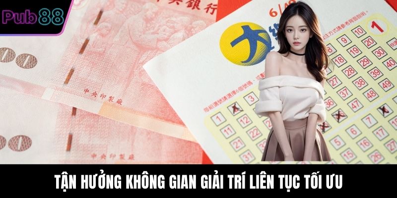 Tận hưởng không gian giải trí liên tục tối ưu